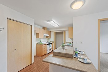 Kitchen at Washington Terrace Apartments in Seattle WA